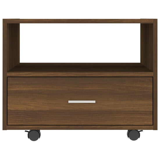 Salontafel 55x55x40 cm bewerkt hout bruin eikenkleur MeubelReus