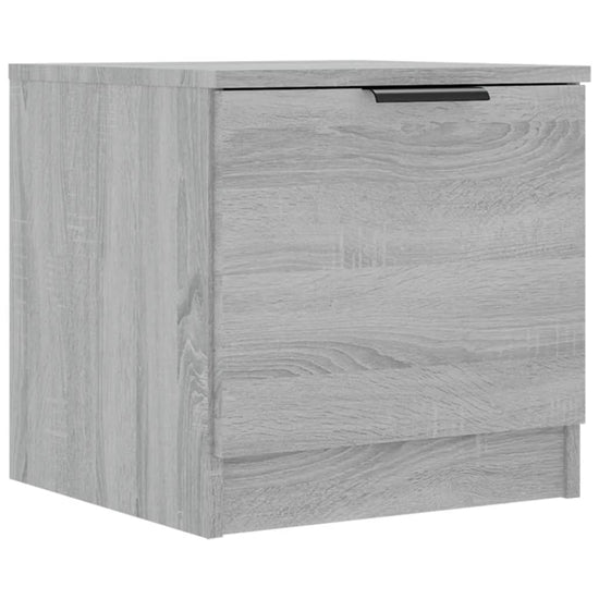 Nachtkastjes 2 st 40x39x40 cm grijs sonoma eikenkleurig MeubelReus