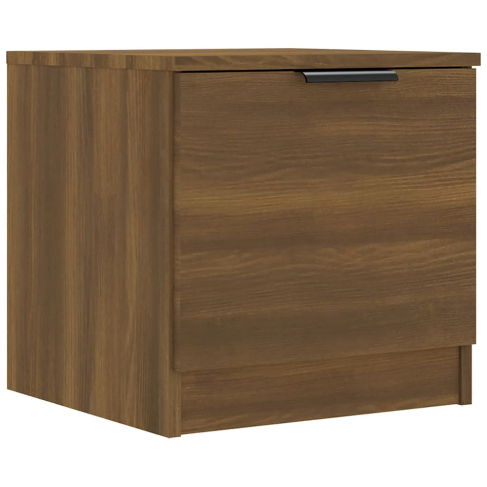 Nachtkastjes 2 st 40x39x40 cm bruineikenkleurig MeubelReus