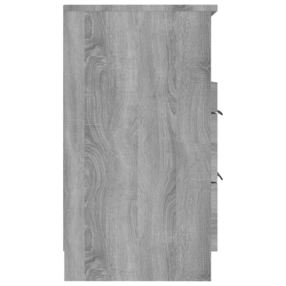 Nachtkastjes 2 st bewerkt hout grijs sonoma eikenkleurig MeubelReus