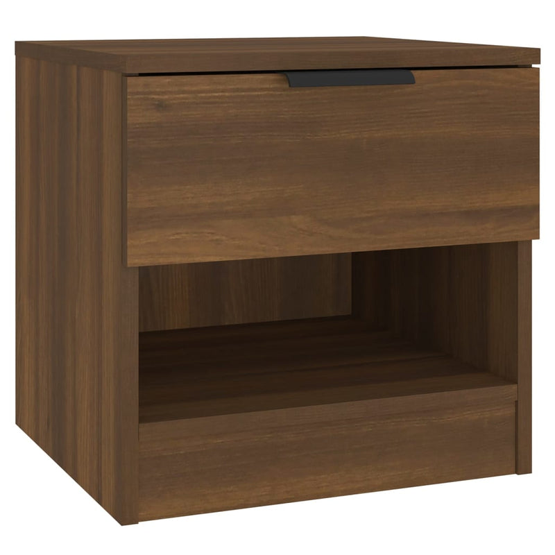 Nachtkastje bewerkt hout bruineikenkleurig MeubelReus