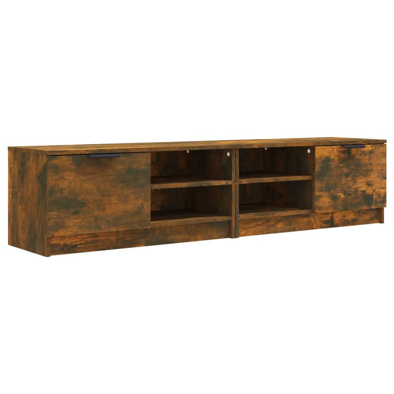 Tv-meubelen 2 st 80x35x36,5 cm bewerkt hout gerookt eikenkleur MeubelReus