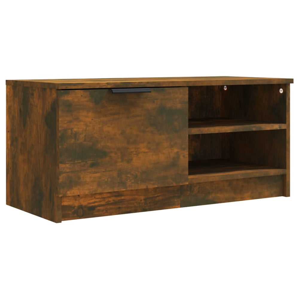 Tv-meubelen 2 st 80x35x36,5 cm bewerkt hout gerookt eikenkleur MeubelReus