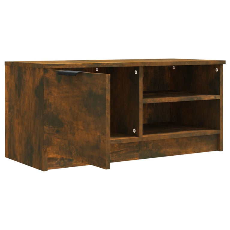 Tv-meubelen 2 st 80x35x36,5 cm bewerkt hout gerookt eikenkleur MeubelReus