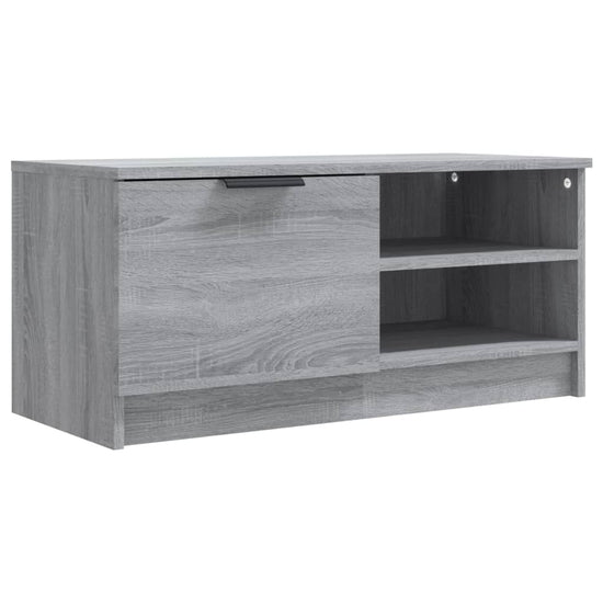 Tv-meubel 80x35x36,5 cm bewerkt hout grijs sonoma eikenkleurig MeubelReus