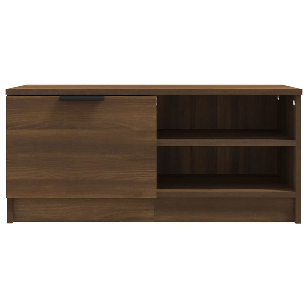 Tv-meubel 80x35x36,5 cm bewerkt hout bruineikenkleurig MeubelReus