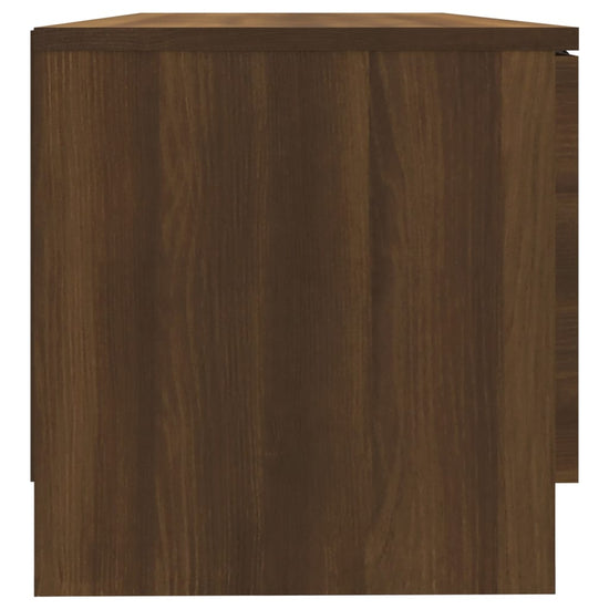 Tv-meubel 80x35x36,5 cm bewerkt hout bruineikenkleurig MeubelReus