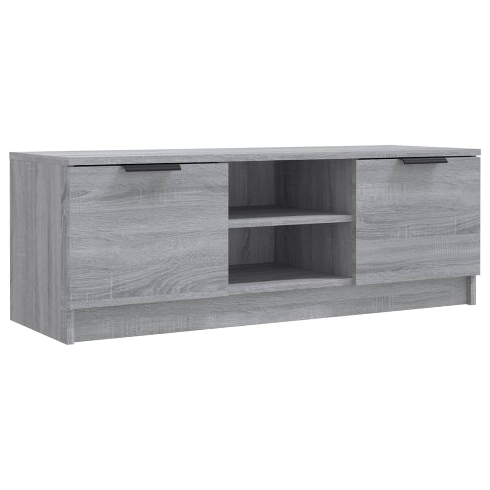 Tv-meubel 102x35x36,5 cm bewerkt hout grijs sonoma eikenkleurig MeubelReus