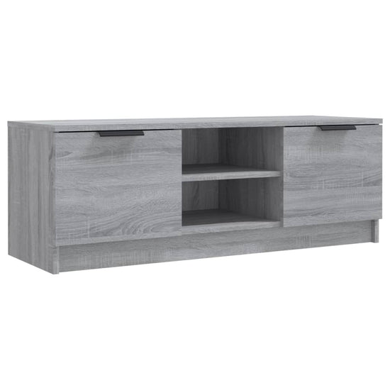 Tv-meubel 102x35x36,5 cm bewerkt hout grijs sonoma eikenkleurig MeubelReus