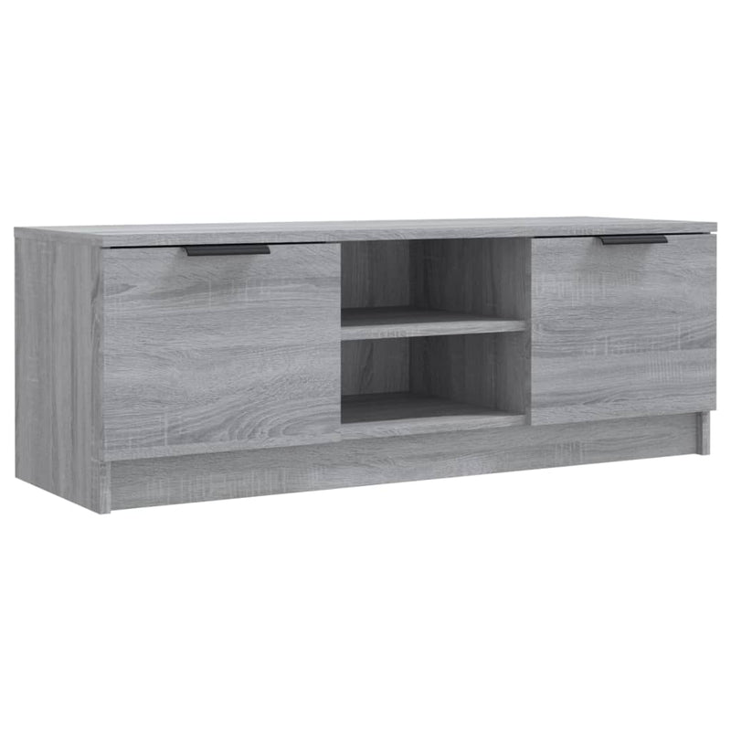 Tv-meubel 102x35x36,5 cm bewerkt hout grijs sonoma eikenkleurig MeubelReus