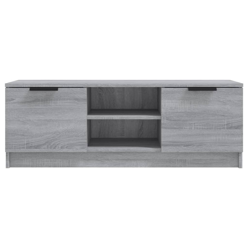 Tv-meubel 102x35x36,5 cm bewerkt hout grijs sonoma eikenkleurig MeubelReus