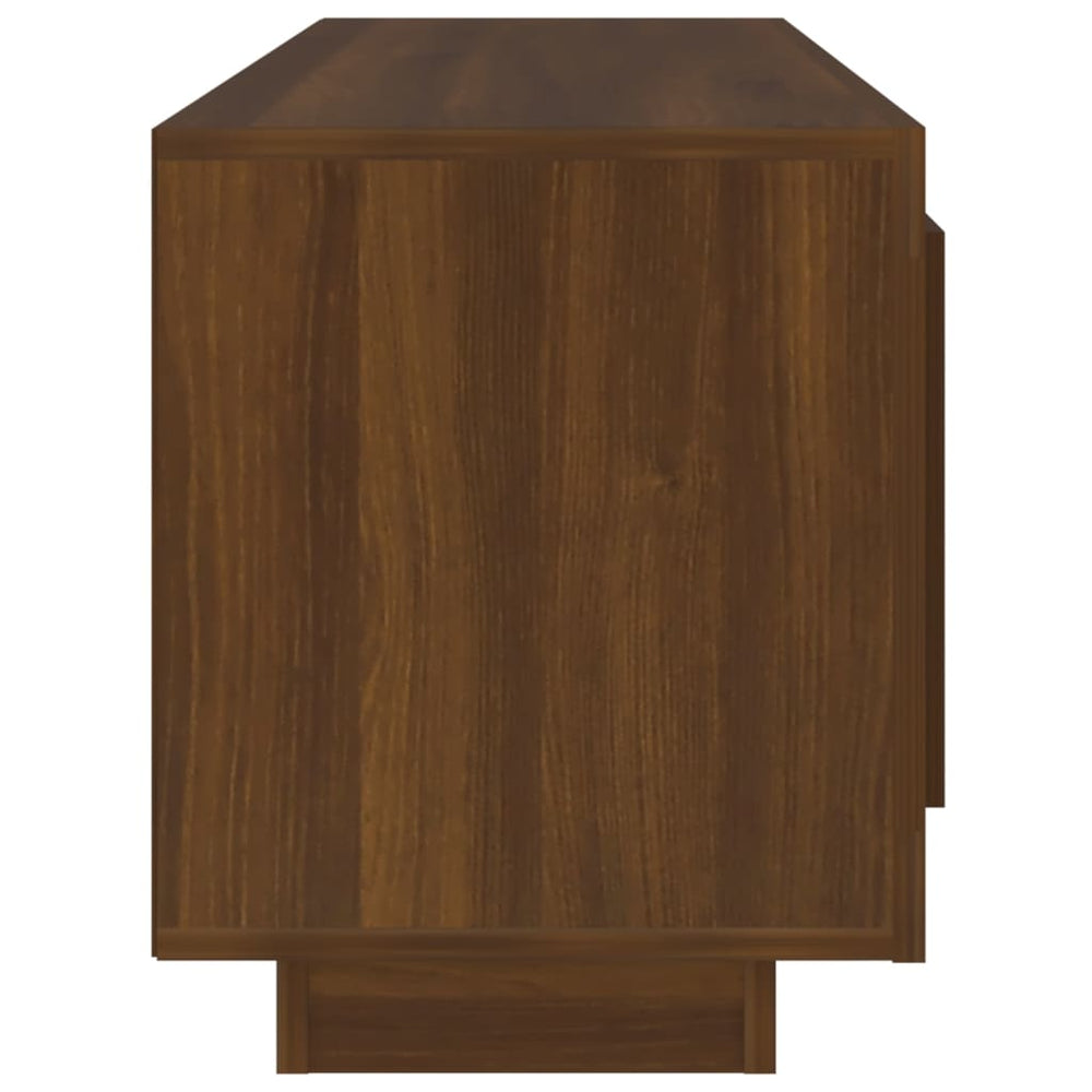 Tv-meubel 102x35x45 cm bewerkt hout bruin eikenkleur MeubelReus