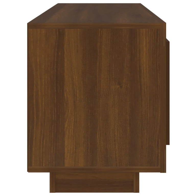 Tv-meubel 102x35x45 cm bewerkt hout bruin eikenkleur MeubelReus