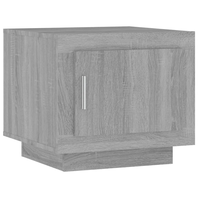 Salontafel 51x50x45 cm bewerkt hout grijs sonoma eikenkleurig MeubelReus