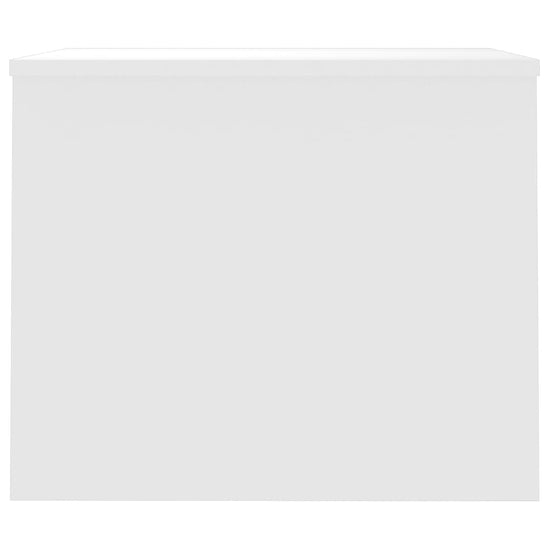 Salontafel 80x50,5x41,5 cm bewerkt hout hoogglans wit MeubelReus