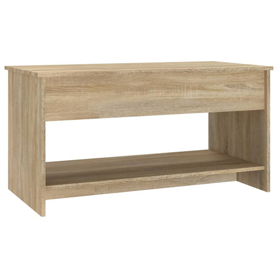 Salontafel 102x50x52,5 cm bewerkt hout sonoma eikenkleurig MeubelReus