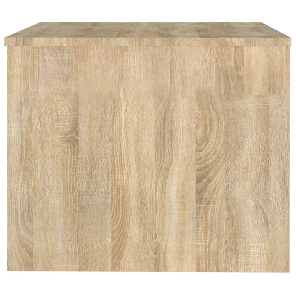 Salontafel 80x50x40 cm bewerkt hout sonoma eikenkleurig MeubelReus