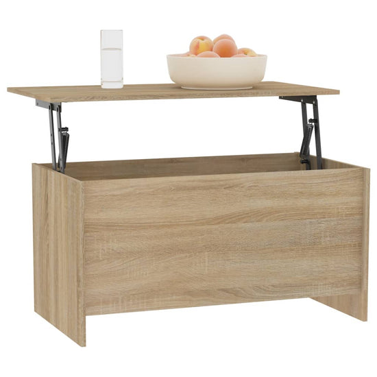 Salontafel 102x55,5x52,5 cm bewerkt hout sonoma eikenkleurig MeubelReus