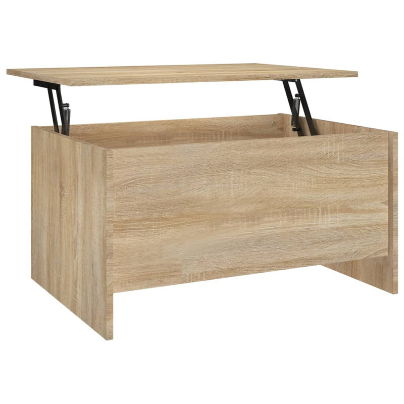 Salontafel 80x55,5x41,5 cm bewerkt hout sonoma eikenkleurig MeubelReus
