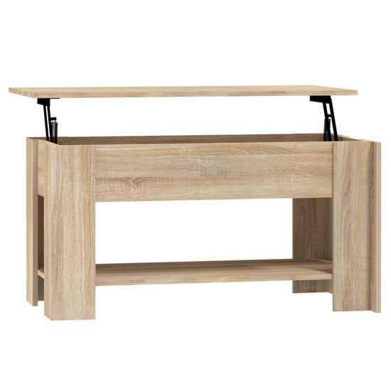 Salontafel 101x49x52 cm bewerkt hout sonoma eikenkleurig MeubelReus