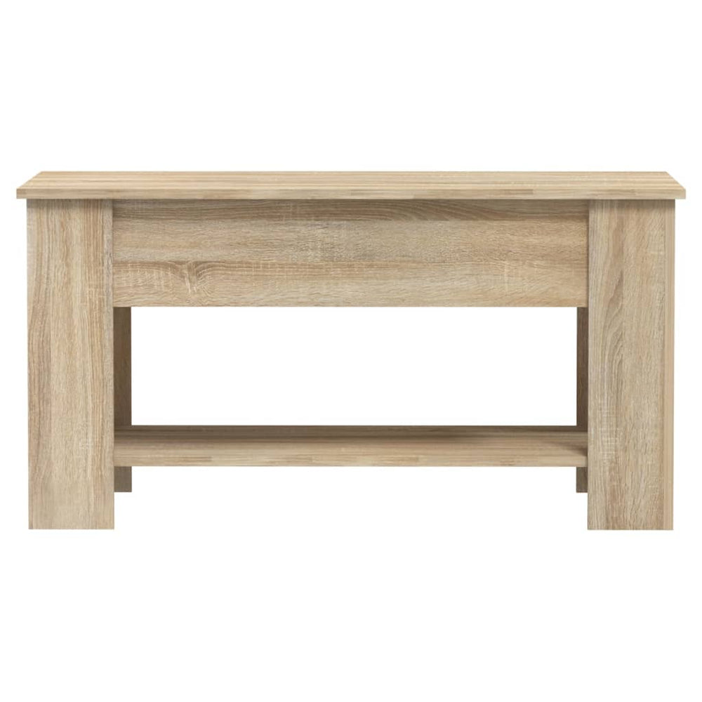 Salontafel 101x49x52 cm bewerkt hout sonoma eikenkleurig MeubelReus