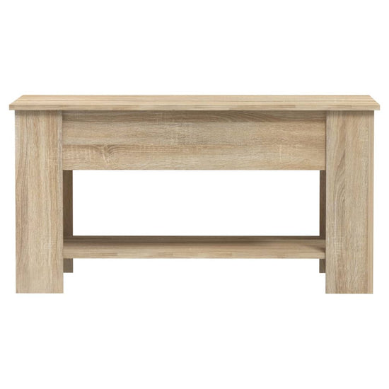 Salontafel 101x49x52 cm bewerkt hout sonoma eikenkleurig MeubelReus