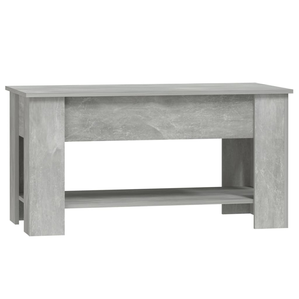 Salontafel 101x49x52 cm bewerkt hout betongrijs MeubelReus