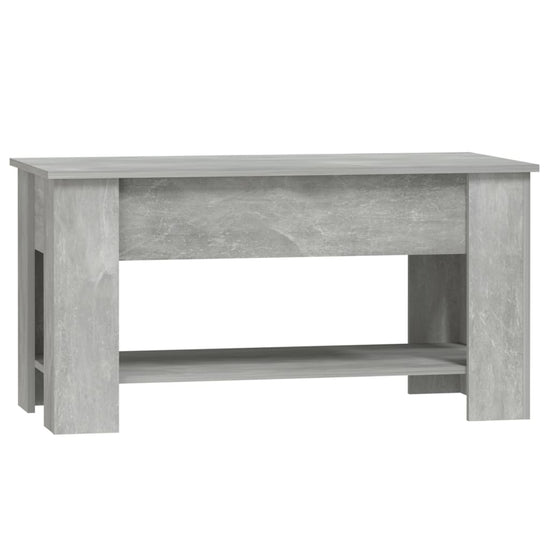 Salontafel 101x49x52 cm bewerkt hout betongrijs MeubelReus