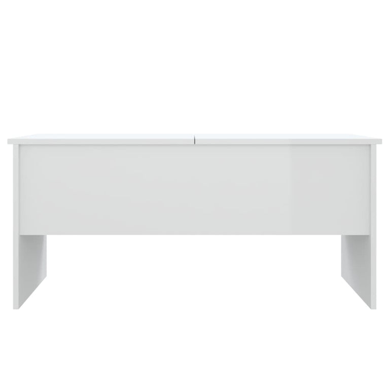 Salontafel 102x50,5x46,5 cm bewerkt hout hoogglans wit MeubelReus