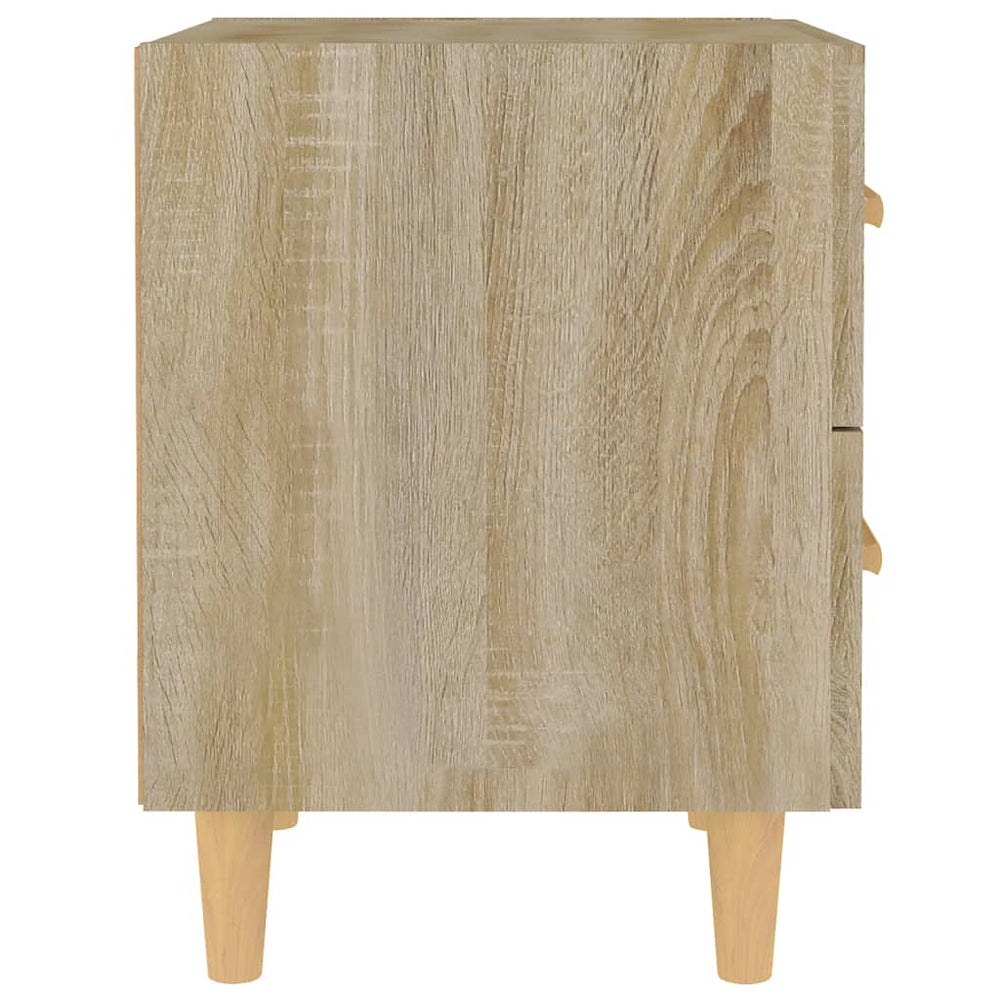 Nachtkastje 40x35x47,5 cm sonoma eikenkleurig MeubelReus
