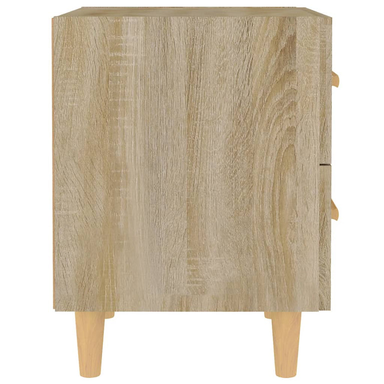 Nachtkastje 40x35x47,5 cm sonoma eikenkleurig MeubelReus