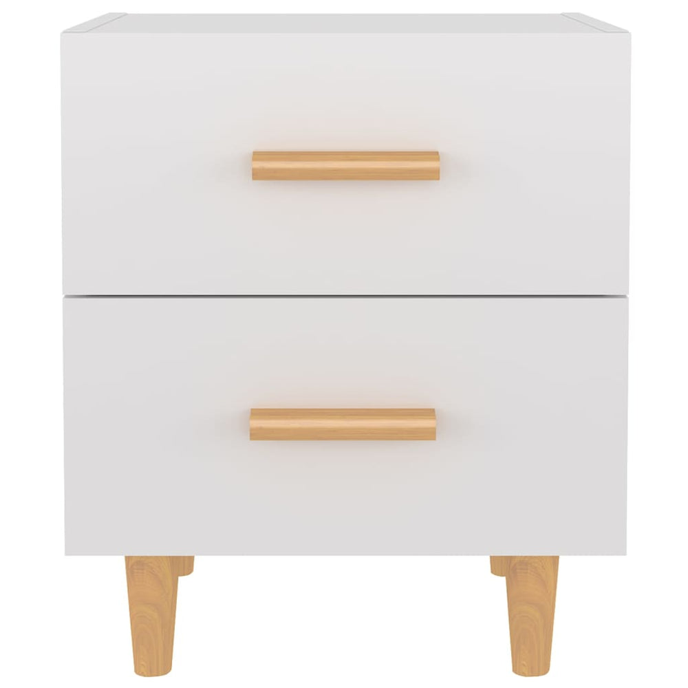 Nachtkastjes 2 st 40x35x47,5 cm hoogglans wit MeubelReus