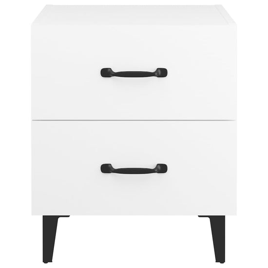 Nachtkastjes 2 st 40x35x47,5 cm wit MeubelReus