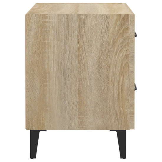 Nachtkastjes 2 st 40x35x47,5 cm sonoma eikenkleurig MeubelReus