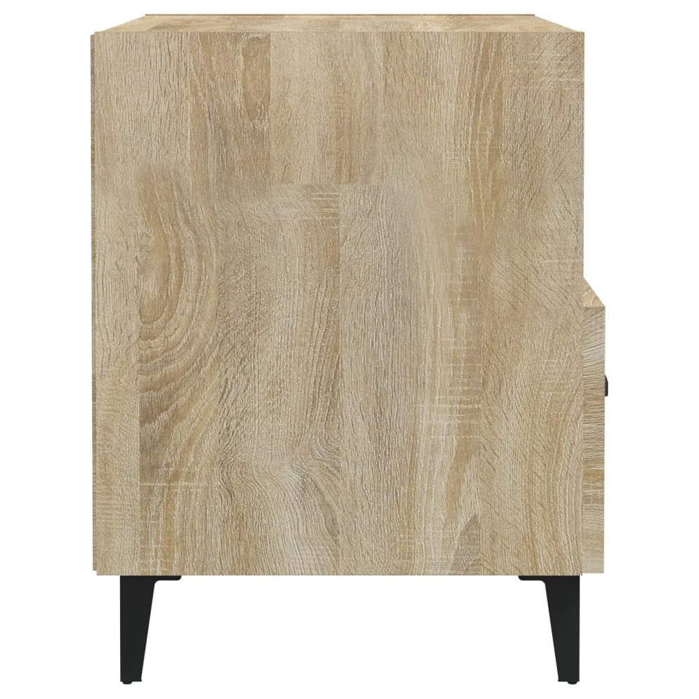 Nachtkastjes 2 st bewerkt hout sonoma eikenkleurig MeubelReus