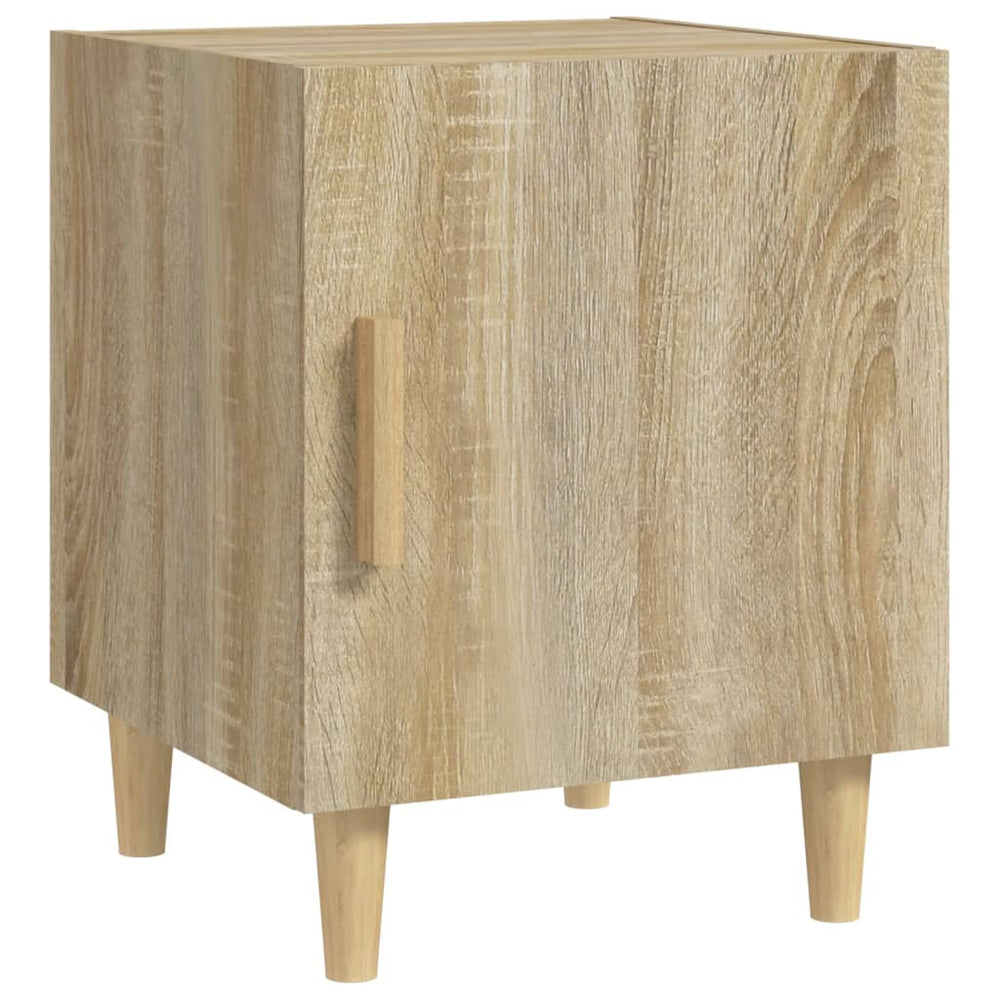 Nachtkastjes 2 st bewerkt hout sonoma eikenkleurig MeubelReus