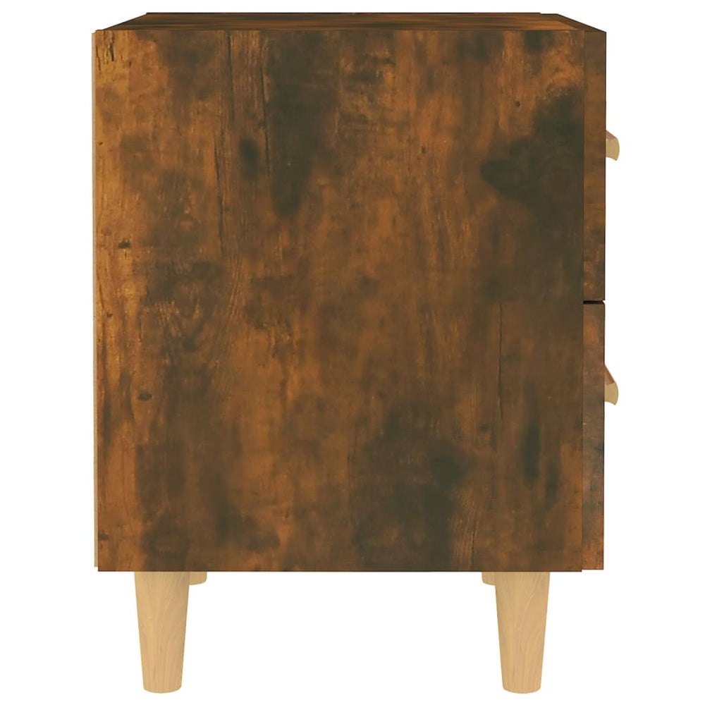 Nachtkastje 40x35x47,5 cm gerookt eikenkleurig MeubelReus