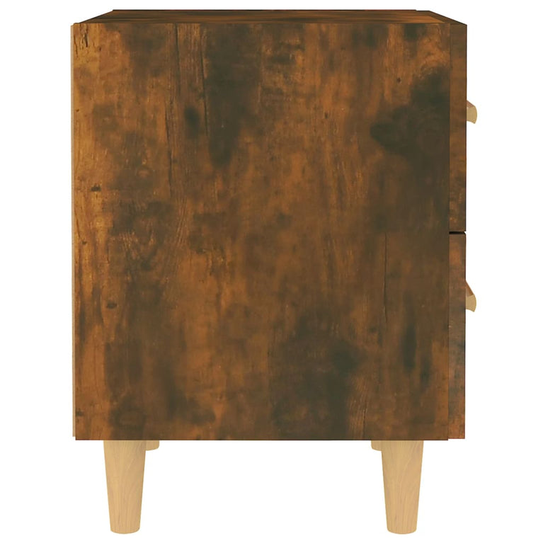 Nachtkastje 40x35x47,5 cm gerookt eikenkleurig MeubelReus