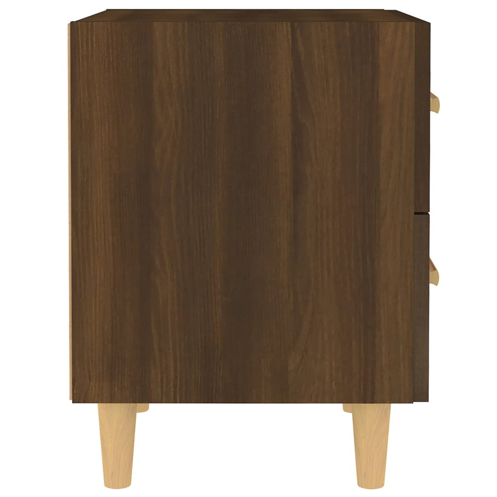 Nachtkastje 40x35x47,5 cm bruineikenkleurig MeubelReus
