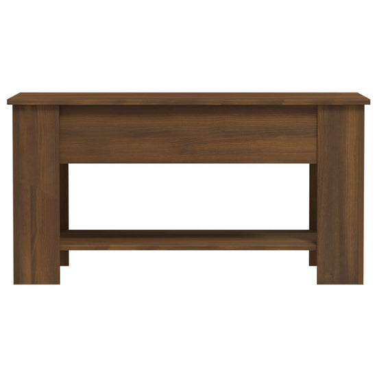 Salontafel 101x49x52 cm bewerkt hout bruineikenkleurig MeubelReus