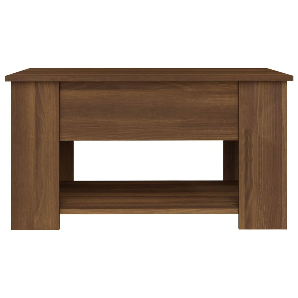 Salontafel 79x49x41 cm bewerkt hout bruineikenkleurig MeubelReus