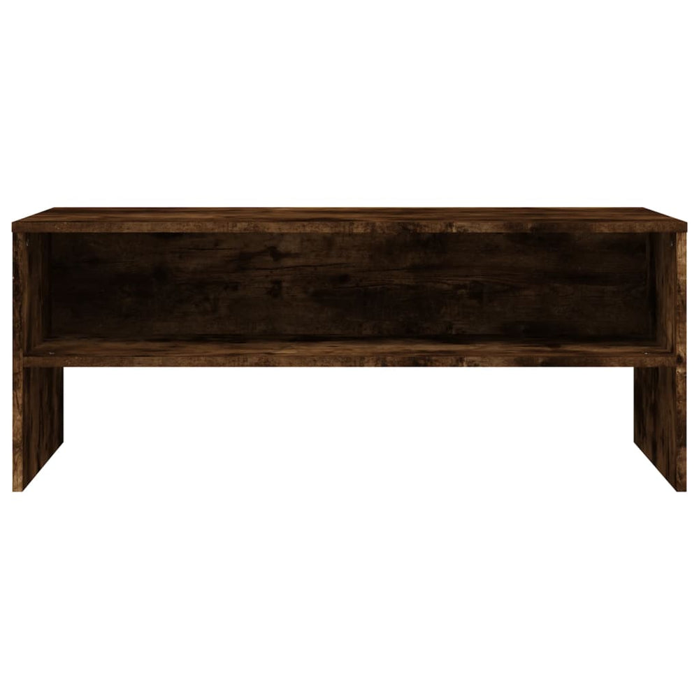 Tv-meubel 100x40x40 cm bewerkt hout gerookt eikenkleurig MeubelReus