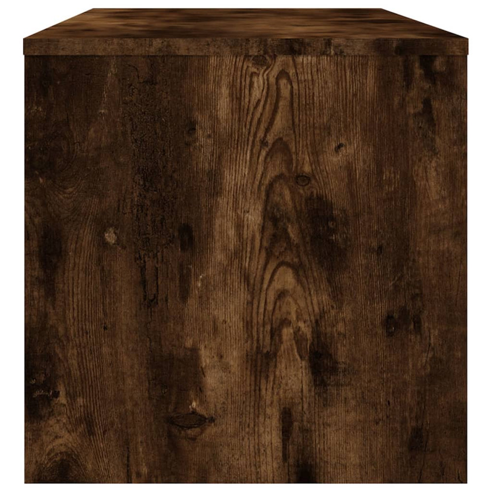Tv-meubel 100x40x40 cm bewerkt hout gerookt eikenkleurig MeubelReus