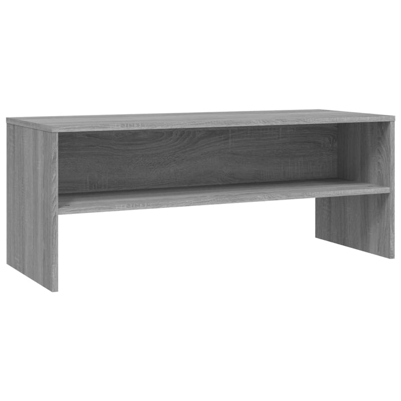 Tv-meubel 100x40x40 cm bewerkt hout grijs sonoma eikenkleurig MeubelReus