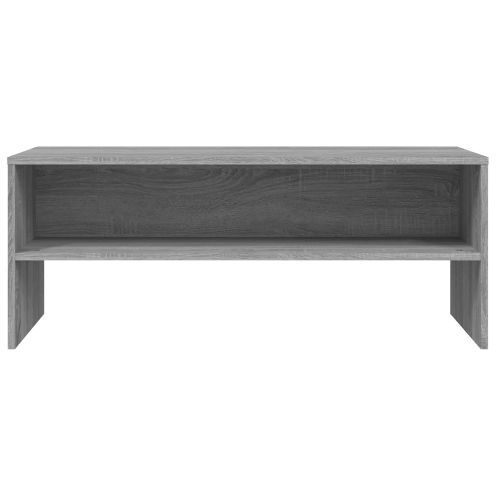 Tv-meubel 100x40x40 cm bewerkt hout grijs sonoma eikenkleurig MeubelReus