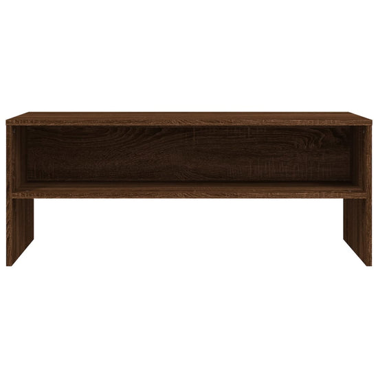 Tv-meubel 100x40x40 cm bewerkt hout bruin eikenkleur MeubelReus