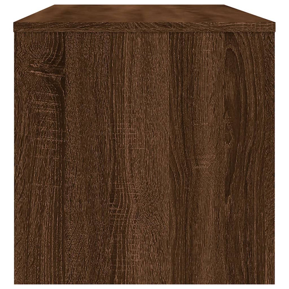 Tv-meubel 100x40x40 cm bewerkt hout bruin eikenkleur MeubelReus