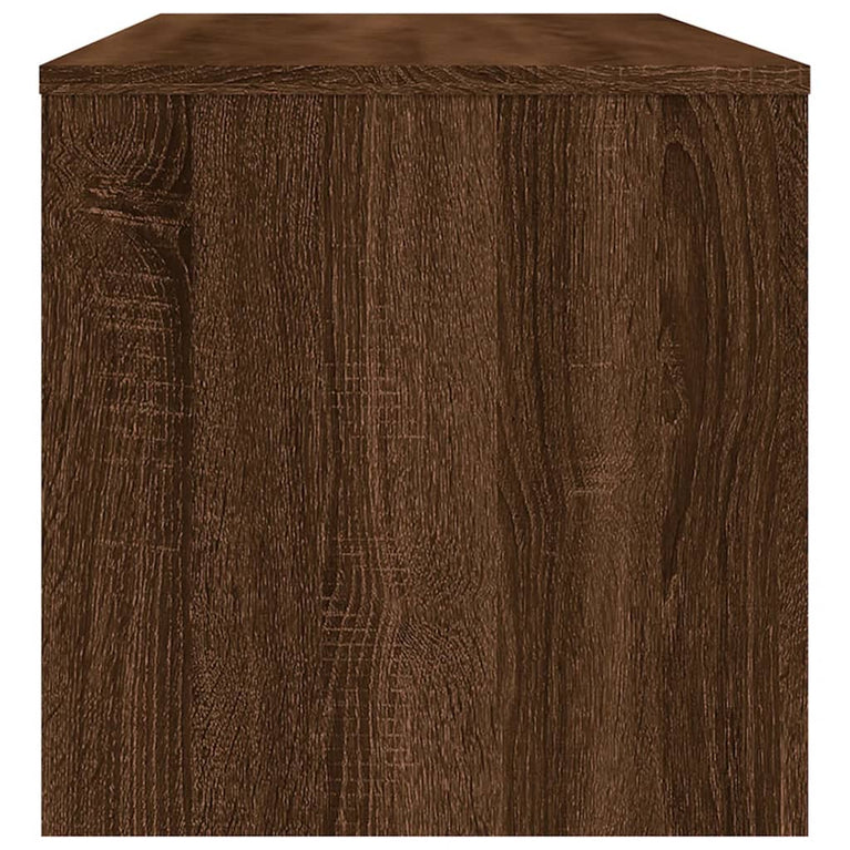 Tv-meubel 100x40x40 cm bewerkt hout bruin eikenkleur MeubelReus