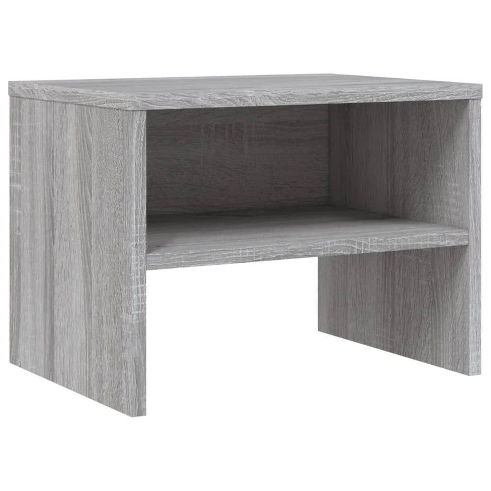 Nachtkastjes 2 st 40x30x30 cm bewerkt hout grijs sonoma eiken MeubelReus