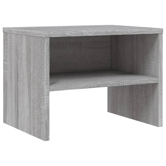 Nachtkastjes 2 st 40x30x30 cm bewerkt hout grijs sonoma eiken MeubelReus